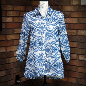 WEAVZ Mesh & Denim Shirt Jacket - NWOT - Sz S